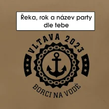 K vode - kotva (vlastný nápis)