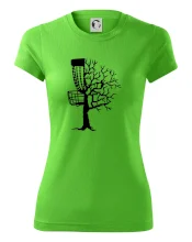 Disc golf pozor strom