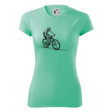 MTB kreslený cyklista MTB kreslený cyklista