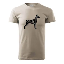 Dobermans - nápis v tele Dobermans - nápis v tele