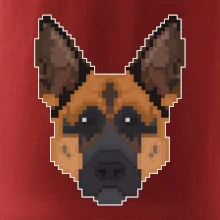 Nemecký ovčiak - Rozpixelovaný