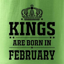 Kings are born in February