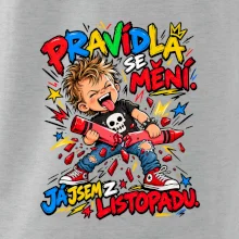 Pravidla se mění listopadový rebel s rozlomenou pastelkou