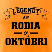 Legendy sa rodia v októbri