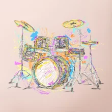 Bicie farebné splash Bicie farebné splash