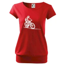 MTB kreslený cyklista