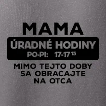 Mama úradné hodiny Mama úradné hodiny