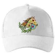 Kôň farebný s listami