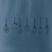 Rodinné vianočné tričká - Vianočné ozdoby na povrázku Rodinné vianočné tričká - Vianočné ozdoby na povrázku