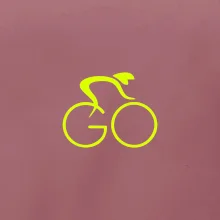 GO - Fluo cyklista malý