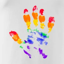 LGBT hand print