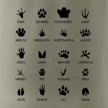 Zvieracie stopy - názvy