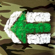 Párová turistická značka zelená