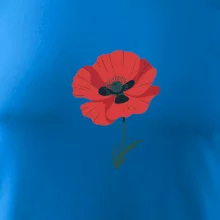 Vlčí mak kreslený veľký