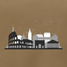 Rím silueta pamiatky