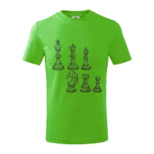 Šachové figúrky kreslené