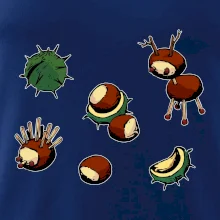 Gaštanové zvieratká - obdĺžnik Gaštanové zvieratká - obdĺžnik