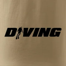 Diving nápis potápač