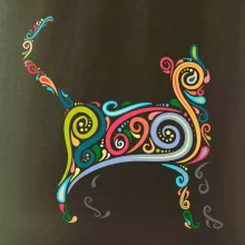 Mačka farebné krivky