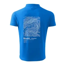 Boubín - vrstevnice v obdĺžniku