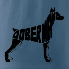 Dobermans - nápis v tele Dobermans - nápis v tele