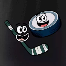 Parové tričko - Puk a hokejka