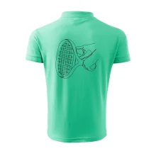 Tenisová raketa jedným ťahom Tenisová raketa jedným ťahom