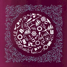 Námorné ikony a ryby