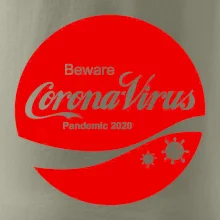 Corona virus pandemic logo