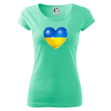 Ukrajina srdce vlajka Ukrajina srdce vlajka