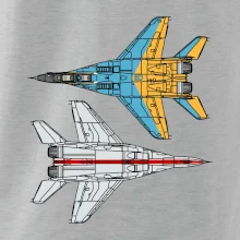 Mig 29 Fulcrum zo spoda a zo shora