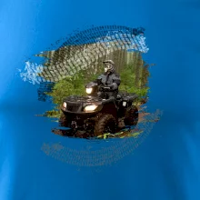 ATV štvorkolka v lese