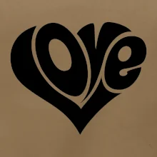 Love nápis jednoduchý