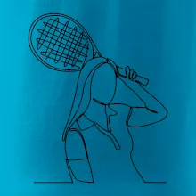 Tenistka jedným ťahom