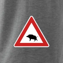 Dopravná značka - Pozor diviak Dopravná značka - Pozor diviak