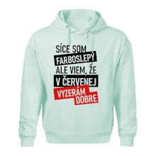 Síce som farboslepý, ale viem, že v červenej vyzerám dobre Síce som farboslepý, ale viem, že v červenej vyzerám dobre