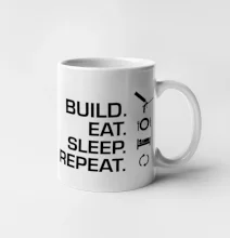 Build eat sleep repeat - montážna pena