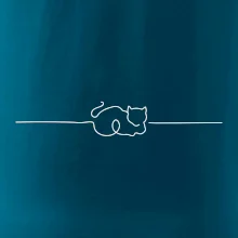 Mačka linka kreslená