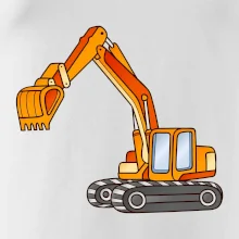 Bager bez nápisu oranžový