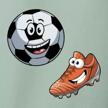 Parové tričko - Kopačka a lopta