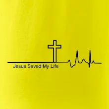 Jesus Saved My Life kríž ekg