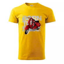 Scooter born to ride red