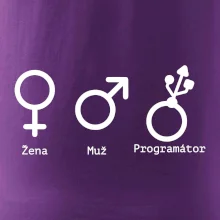 Muž žena programátor