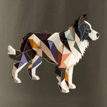 Border kólia zlepená z papiera