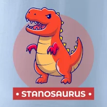 Dinosaurie mená - oranžový dinosaurus Dinosaurie mená - oranžový dinosaurus