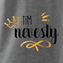 Tím nevesty princezná - zlatá potlač