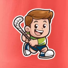 Ikona pozemný hokej chlapec