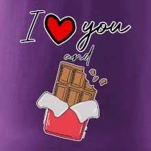 I love you and chocolate