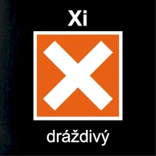 Xi Dráždivý - Výstražná tabuľka na tričku Xi Dráždivý - Výstražná tabuľka na tričku