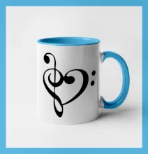 Husľový kľúč srdce Husľový kľúč srdce